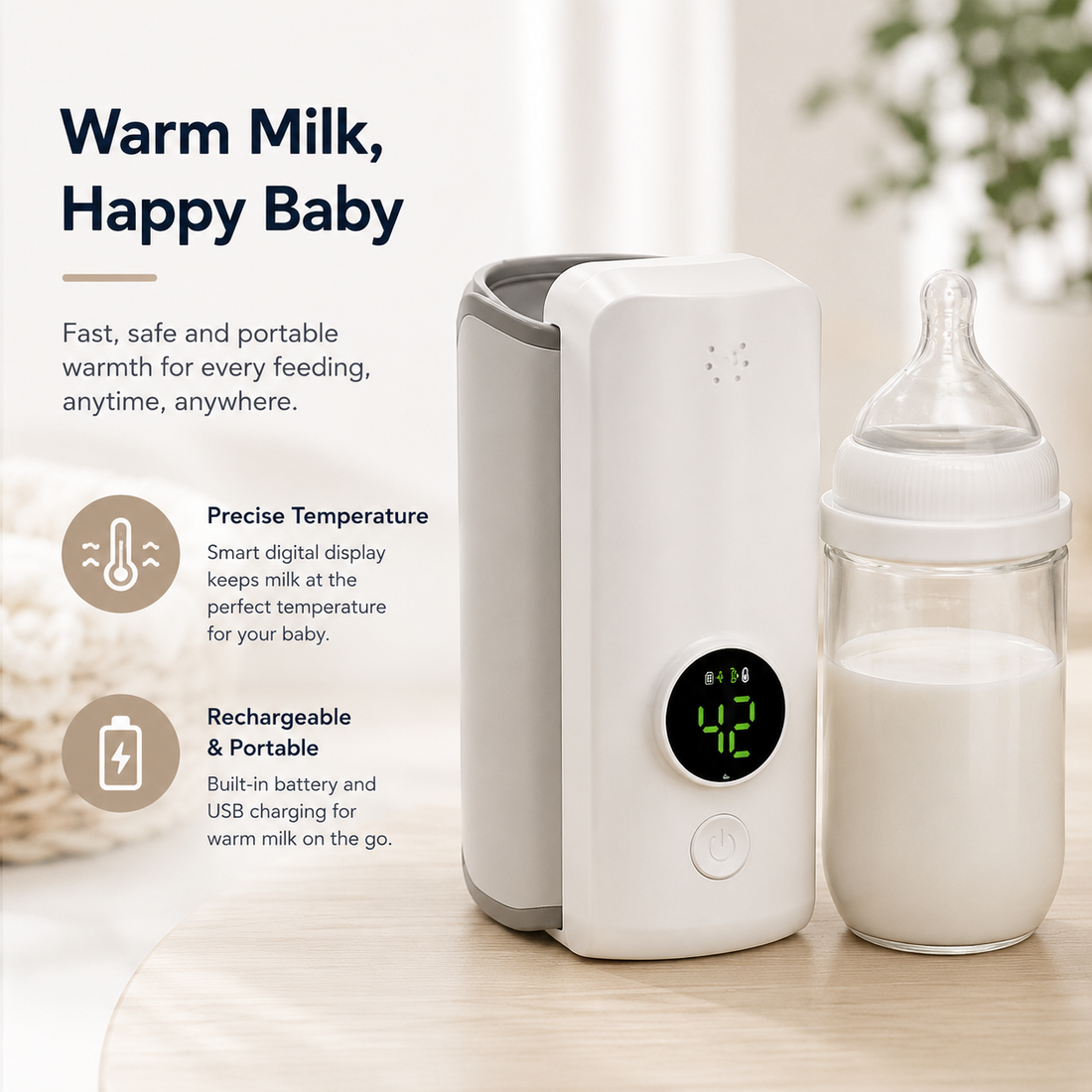 Portable Bottle Warmer By Enlin Shop